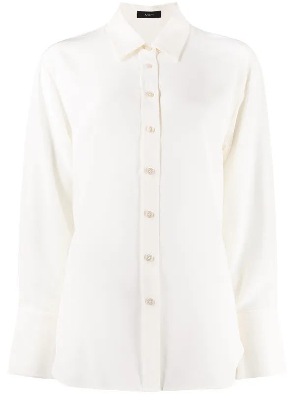 JOSEPH Classic Silk Shirt - Farfetch