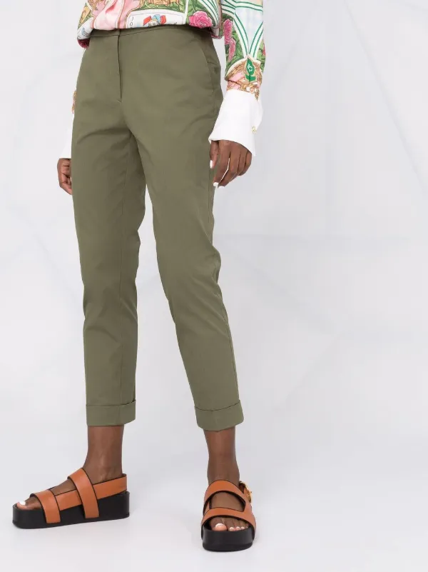 ETRO slim-cut Cropped Trousers - Farfetch