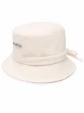 Jacquemus tie-detail bucket hat - Neutrals
