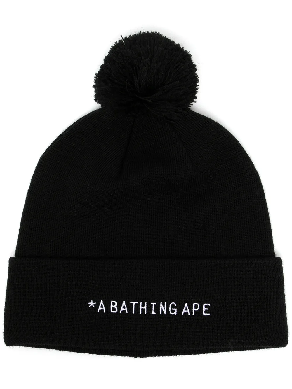 фото A bathing ape® шапка бини с вышитым логотипом