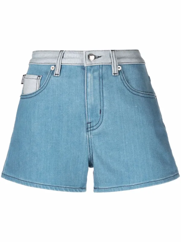 Love Moschino high-waisted Denim Shorts 