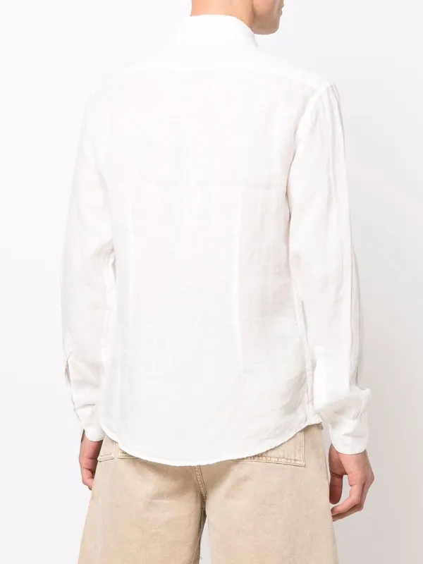 Barena long-sleeved Linen Shirt - Farfetch