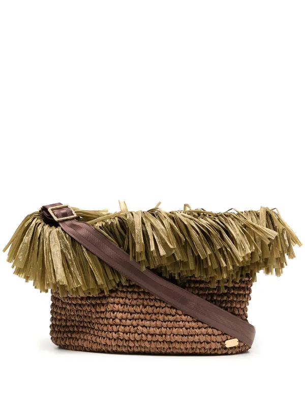 Malibu woven outlet straw tote