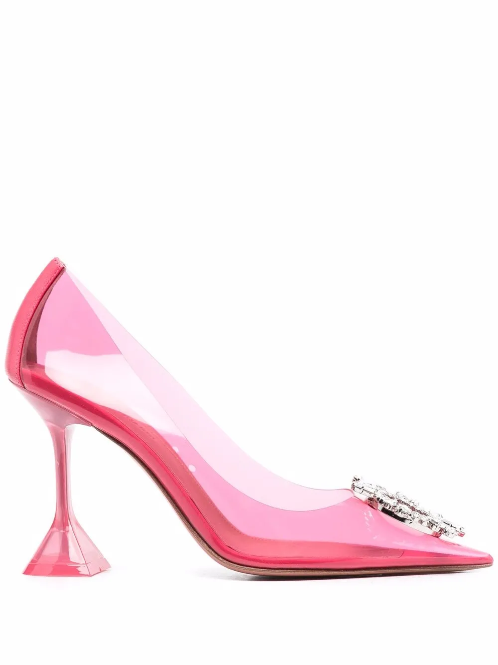 

Amina Muaddi Begum Glass pumps - Pink