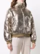 Ba&Sh metallic-effect puffer jacket