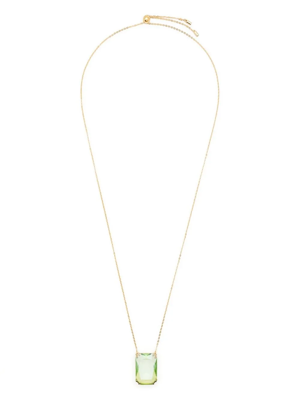 Swarovski Millenia Gold-tone Necklace In Green