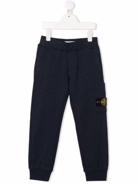 Stone Island Junior logo-patch track trousers