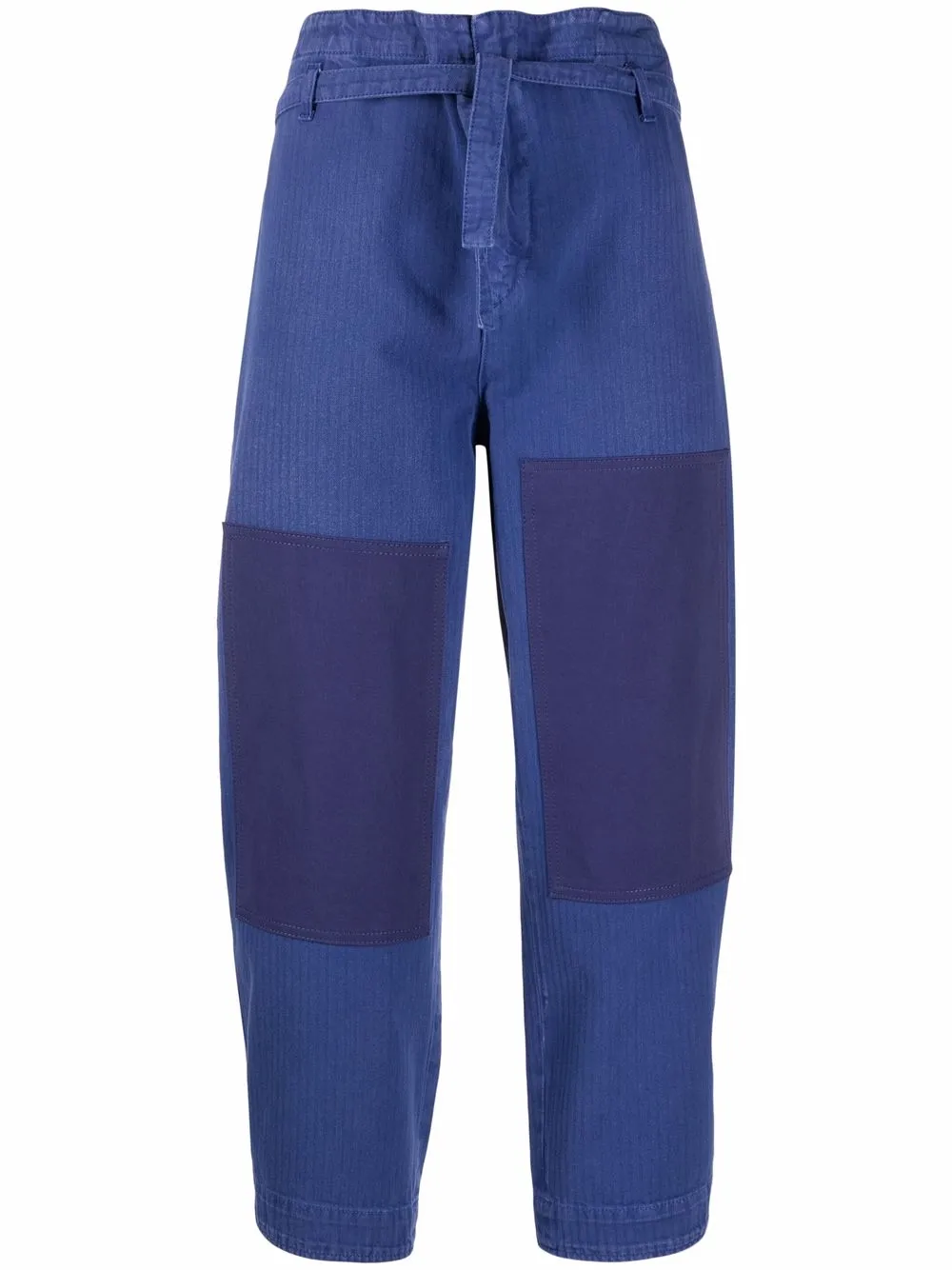 

ETRO pantalones rectos con diseño patchwork - Azul