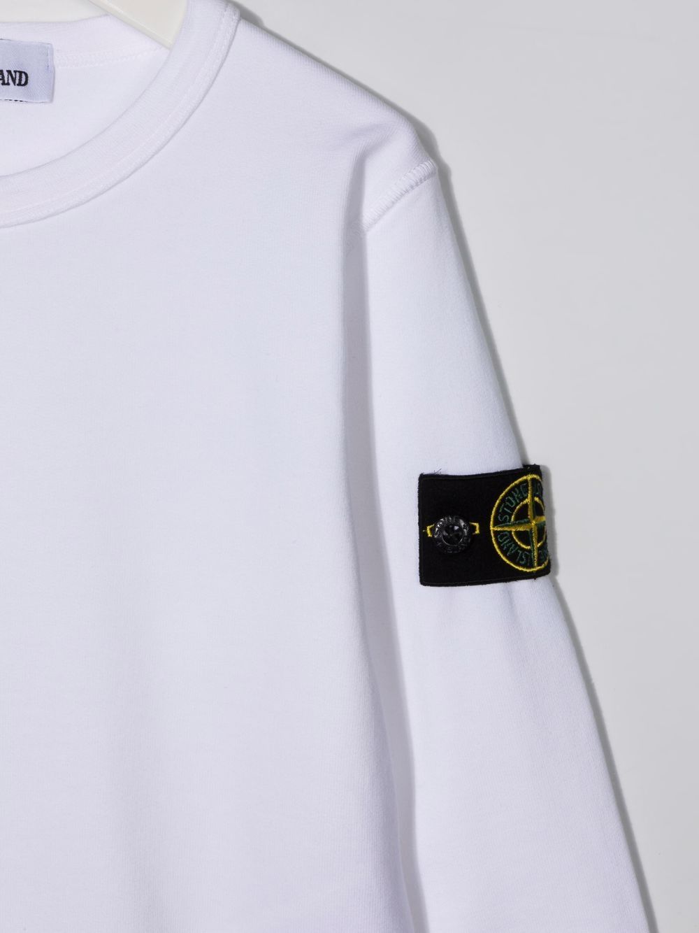 фото Stone island junior толстовка с нашивкой-логотипом