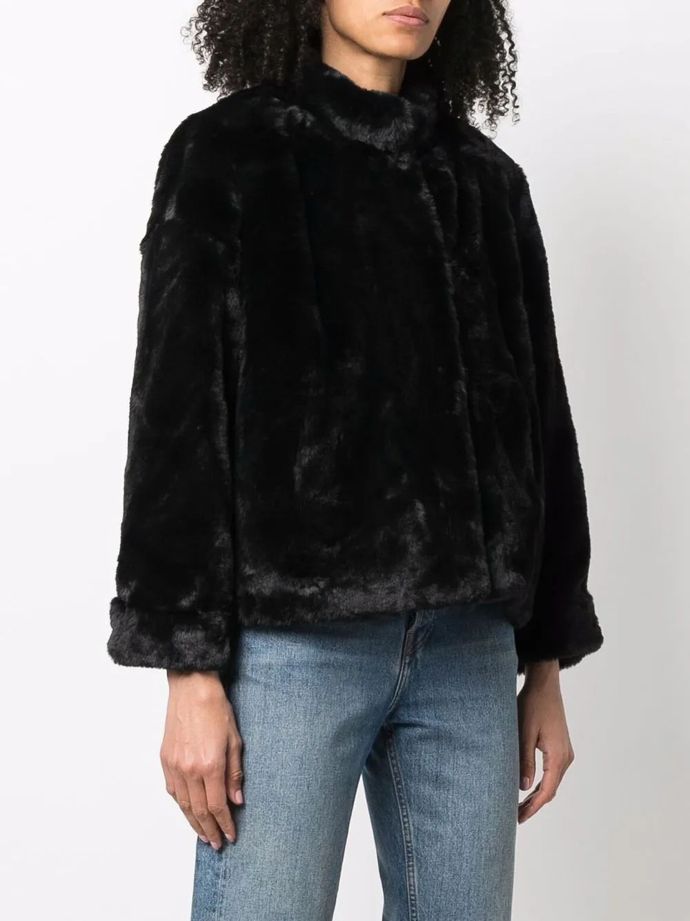 Ba&Sh Fanny Faux Fur Jacket - Farfetch