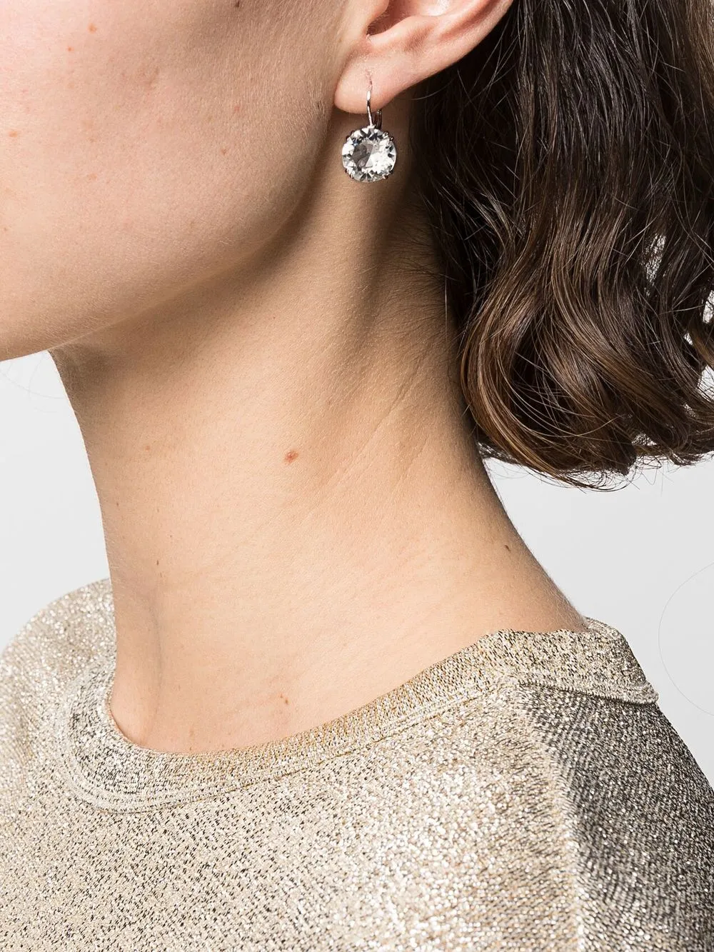 Shop Swarovski Millenia Crystal-embellished Earrings In Silber