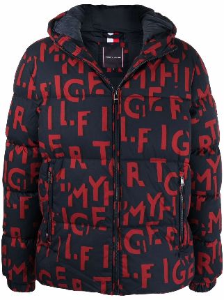 tommy hilfiger all over print jacket