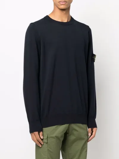 Stone Island crew-neck cotton jumper 