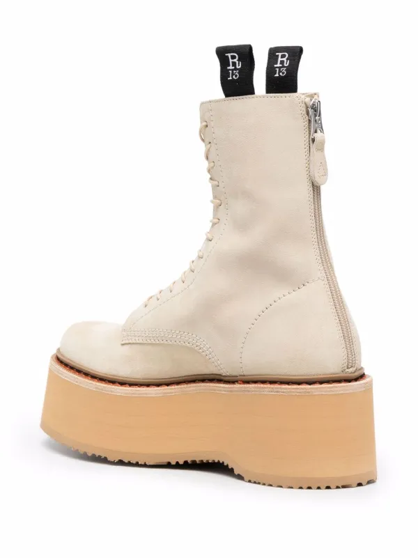 double platform boots