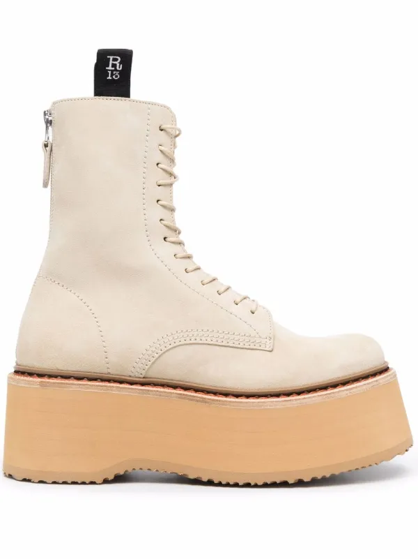 double platform boots