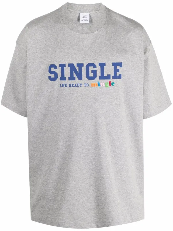 VETEMENTS Single-print crew-neck T 