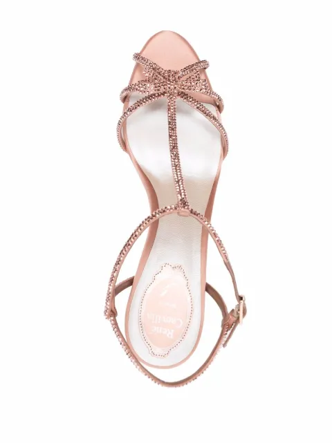 RenÃ© Caovilla Bow rhinestone-embellished Sandals - Farfetch