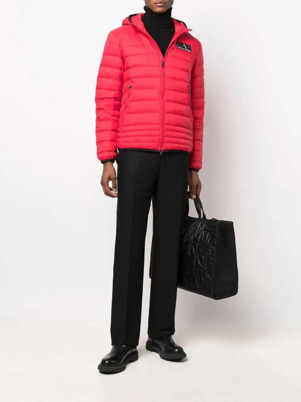 фото Ea7 emporio armani пуховик с логотипом