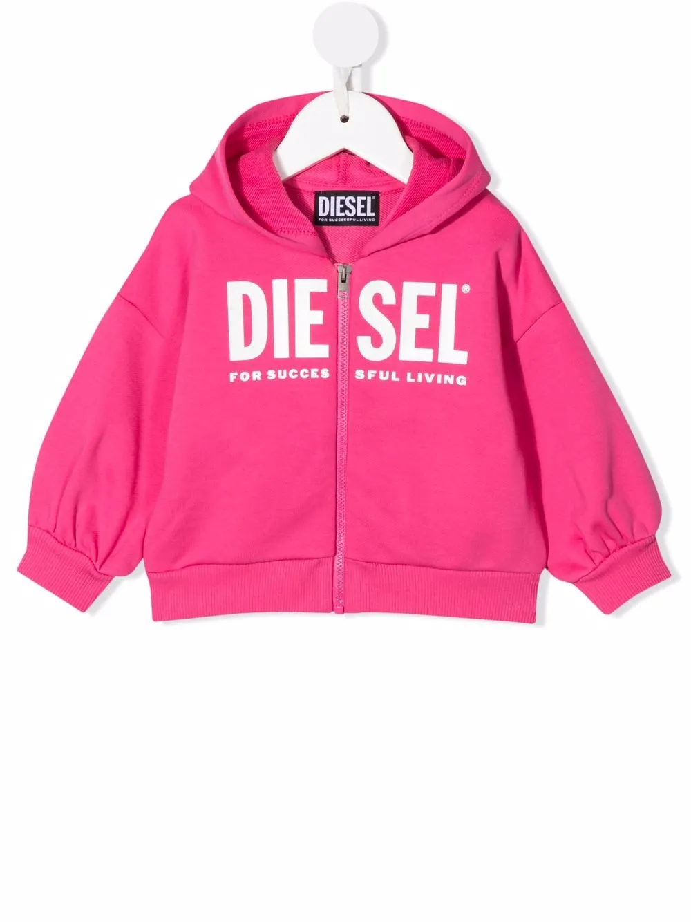 фото Diesel kids худи на молнии с логотипом