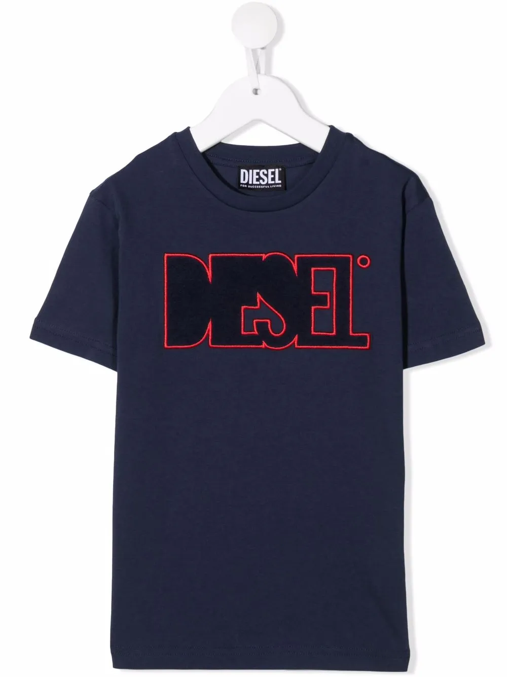 

Diesel Kids playera con logo bordado - Azul