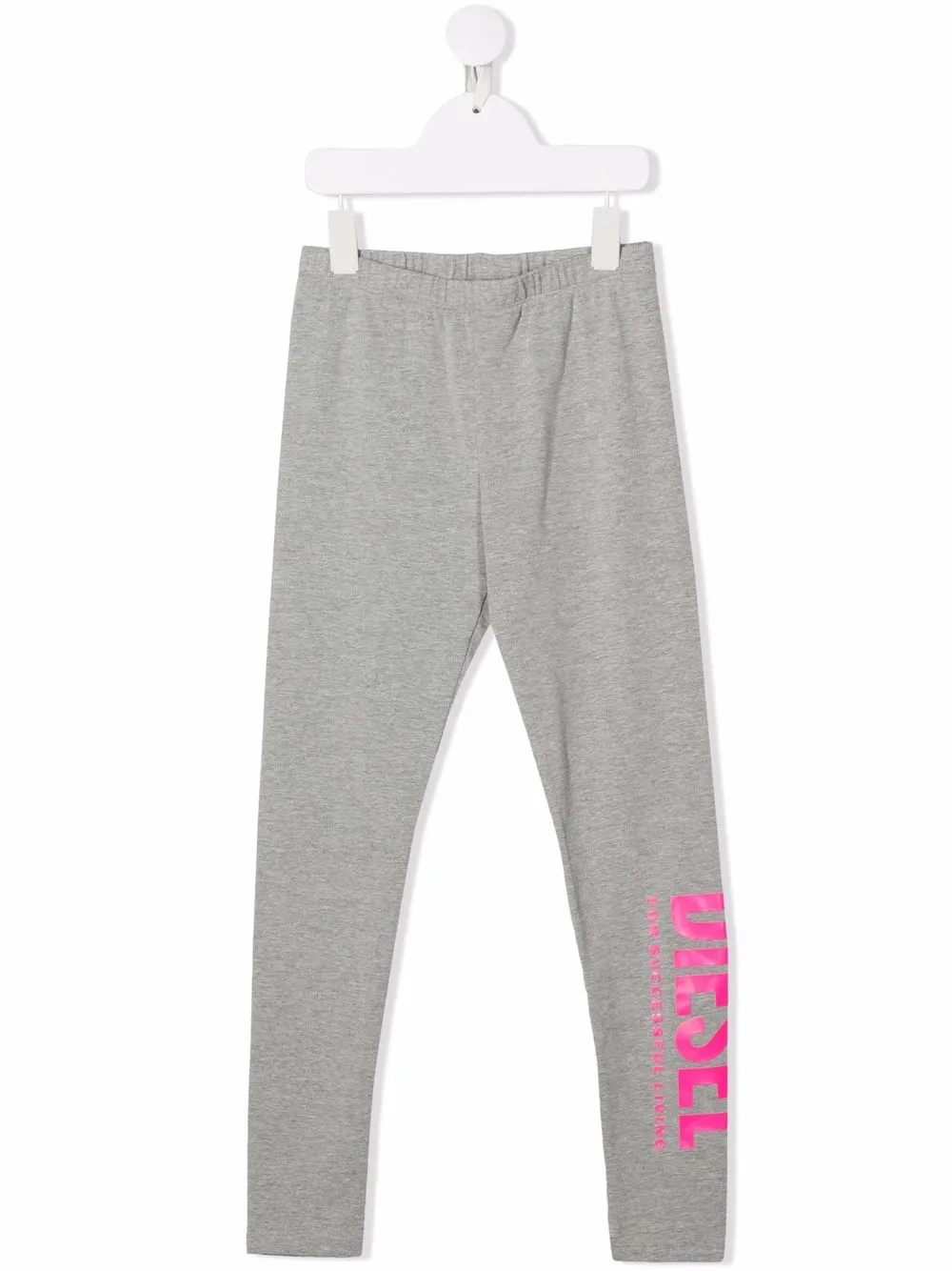 

Diesel Kids leggins con logo estampado - Gris