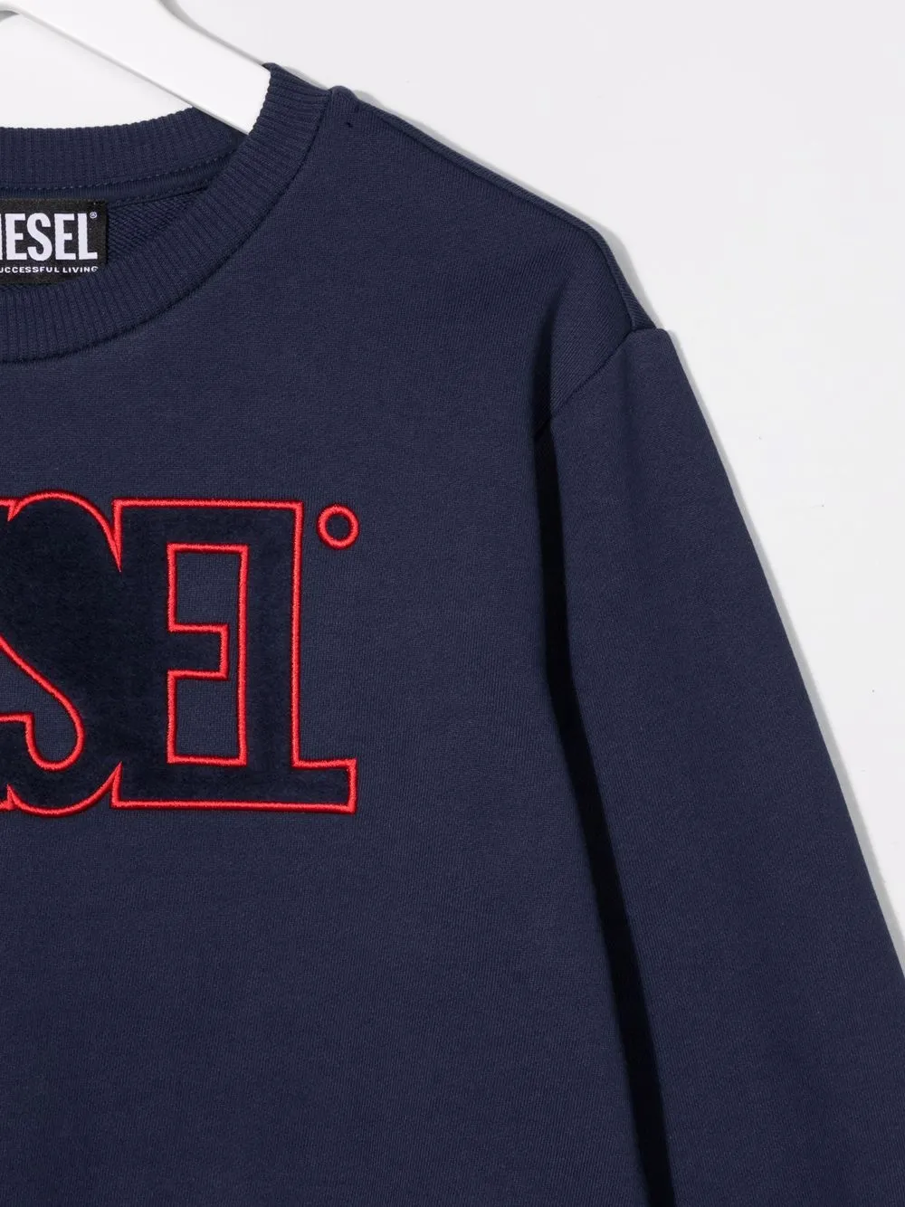 фото Diesel kids толстовка с вышитым логотипом