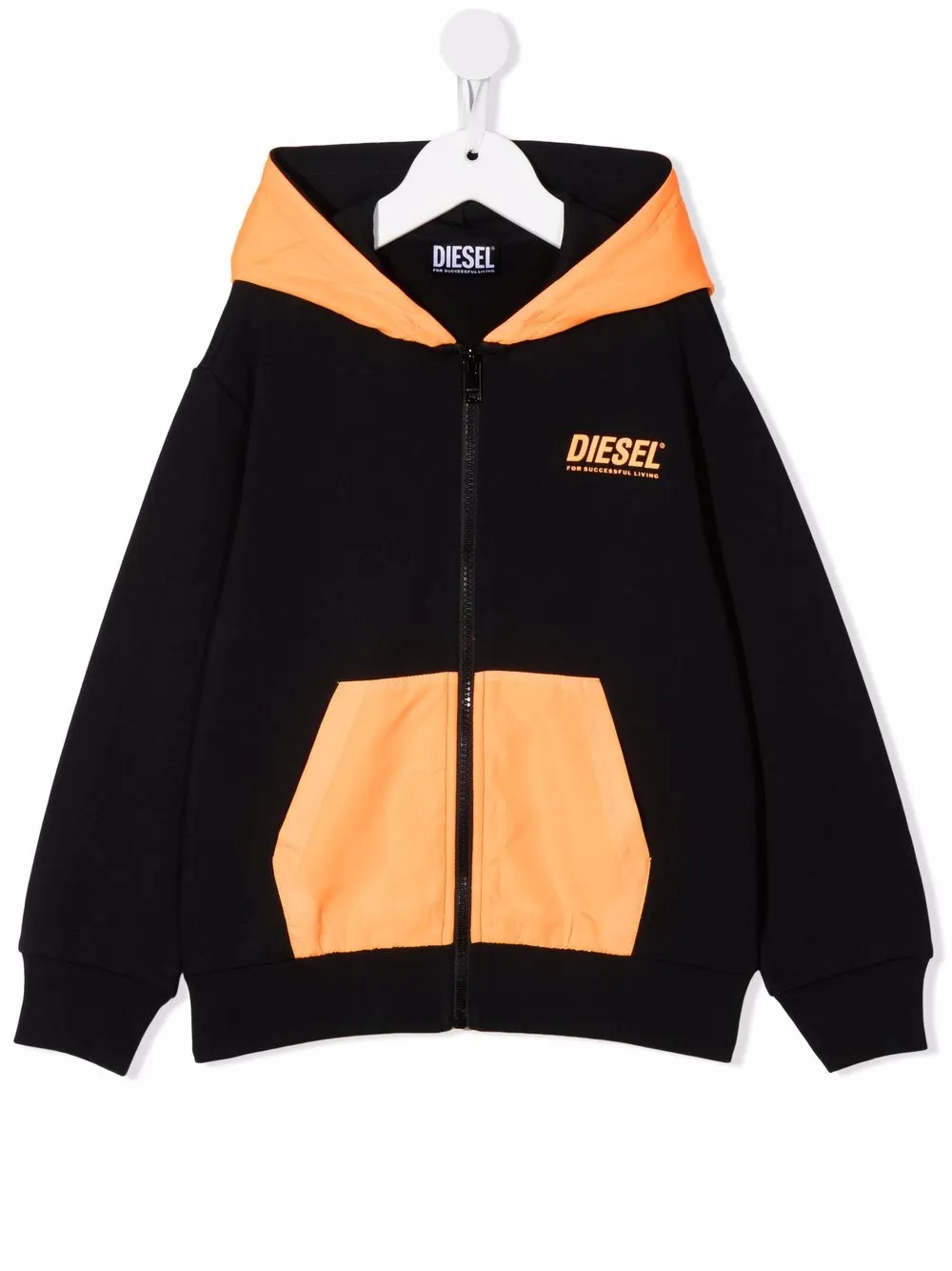 

Diesel Kids suéter MSemmy Over con cierre - Negro