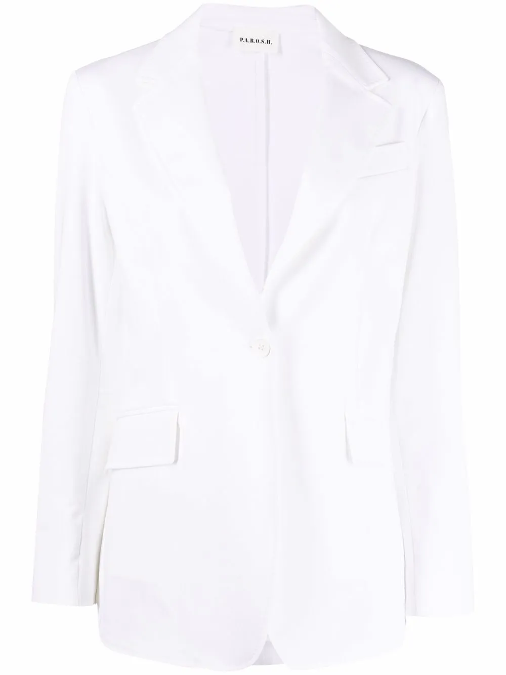 

P.A.R.O.S.H. blazer ajustado - Blanco