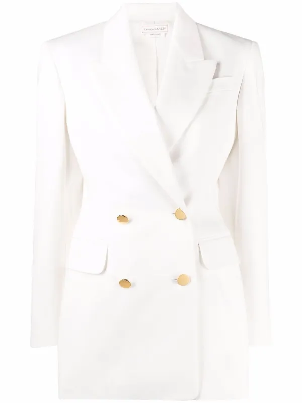 Alexander McQueen double-breasted Tailored Coat - Farfetch