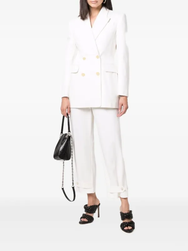 Alexander McQueen double-breasted Tailored Blazer | White