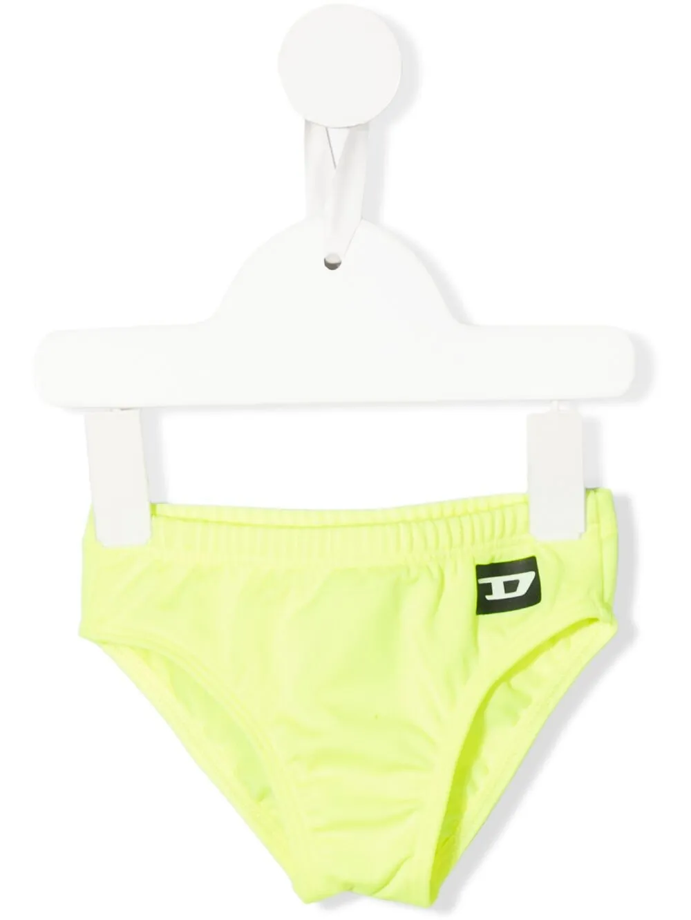 

Diesel Kids logo-print swim trunks - Yellow