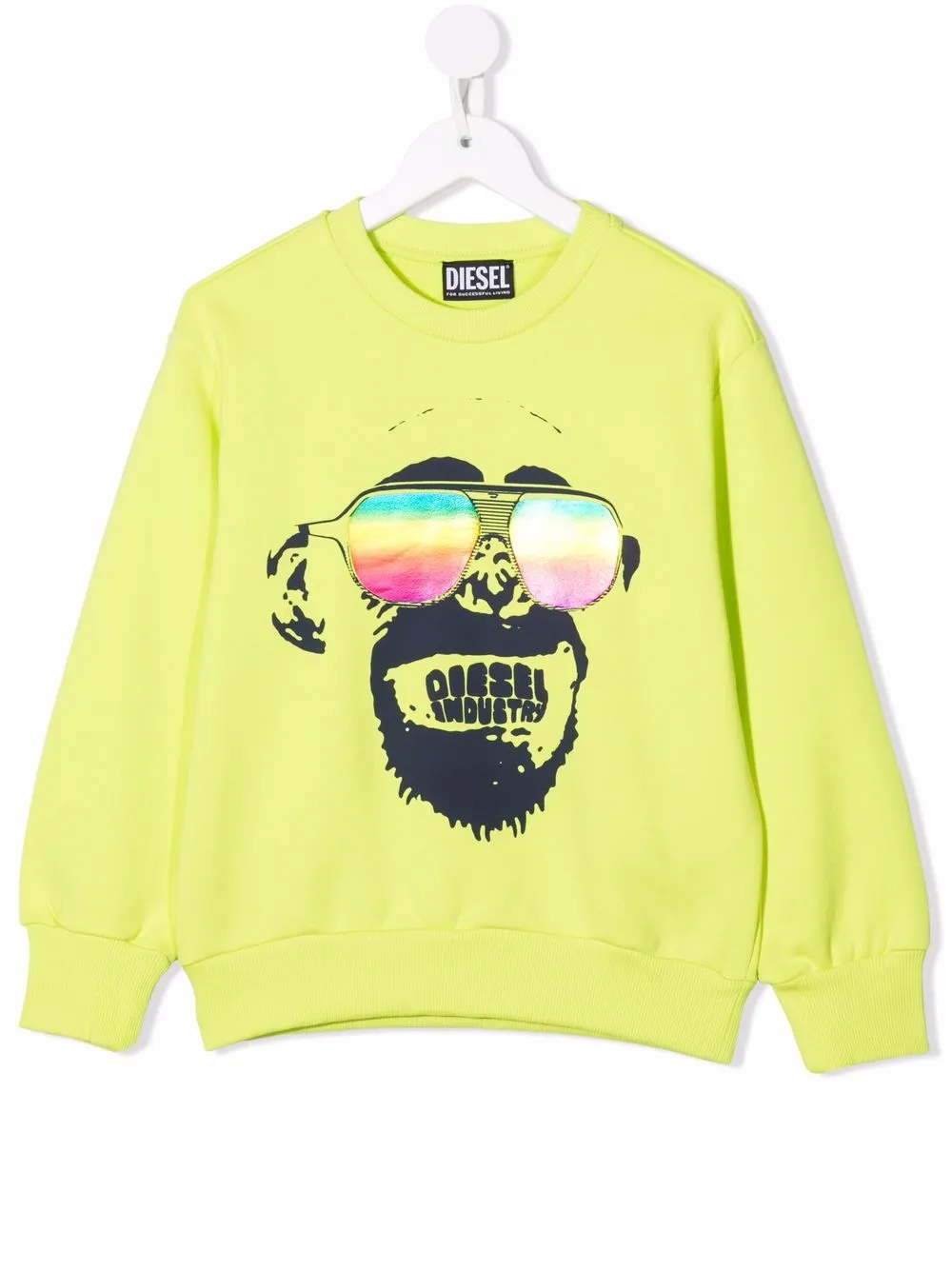 

Diesel Kids sudadera con estampado gráfico - Verde