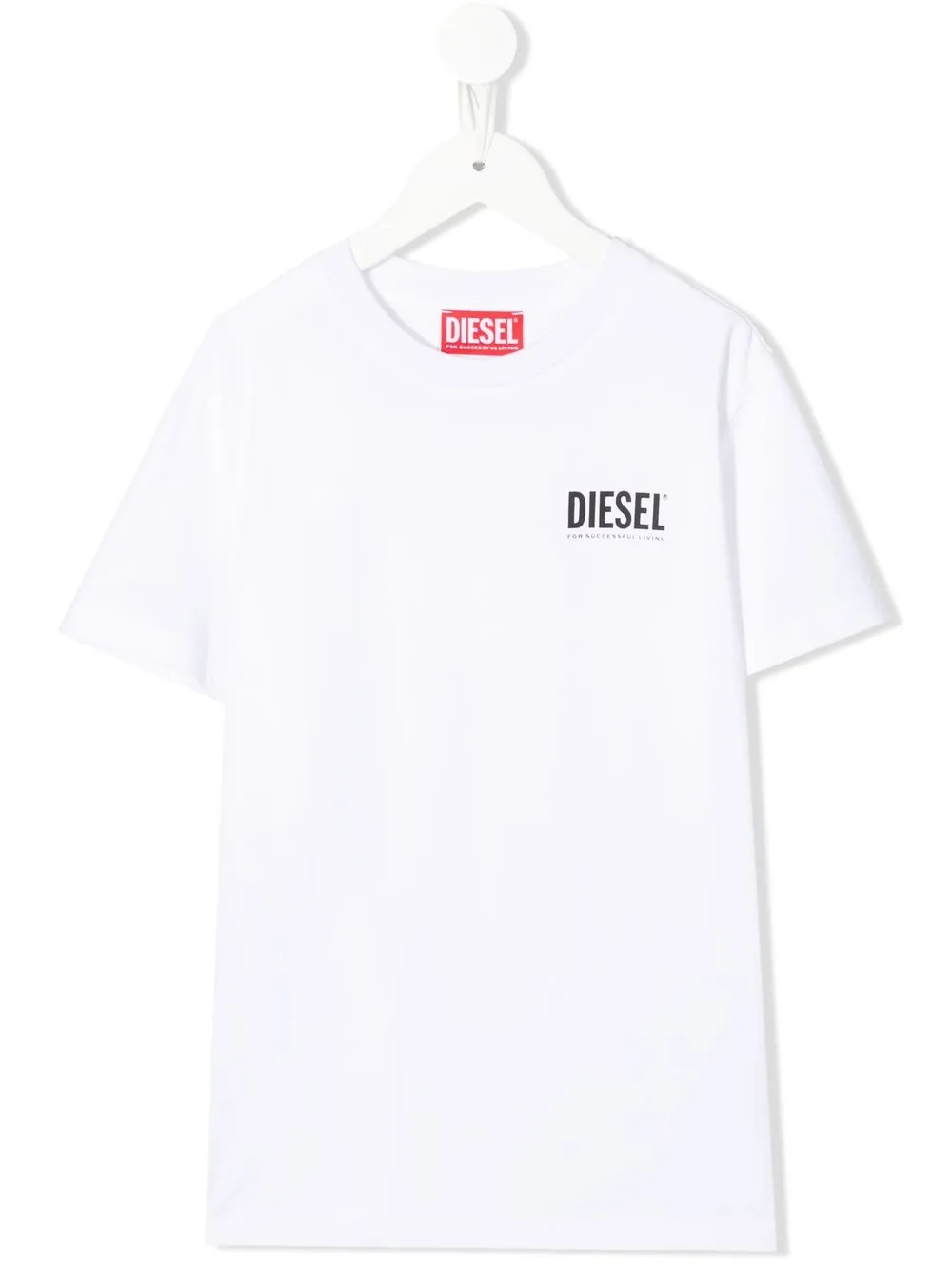 

Diesel Kids playera manga corta con logo estampado - Blanco