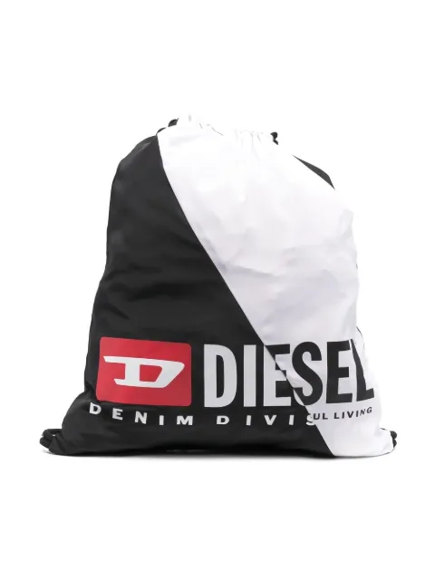 Diesel Kids شنطة ظهر برباط وطبعة شعار الماركة