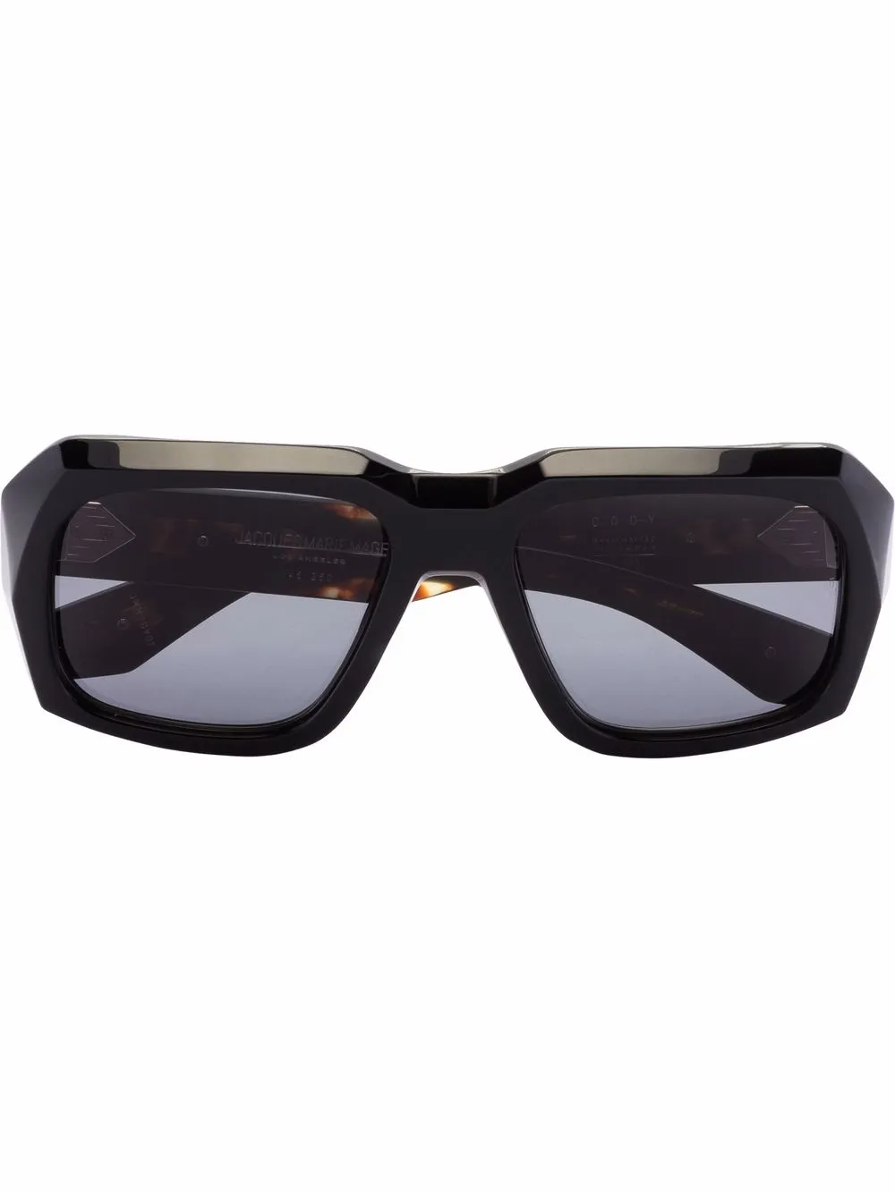 

Jacques Marie Mage Cody square-frame sunglasses - Black
