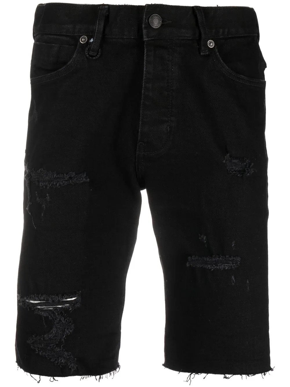 

Neuw shorts de mezclilla con bolsillos - Negro