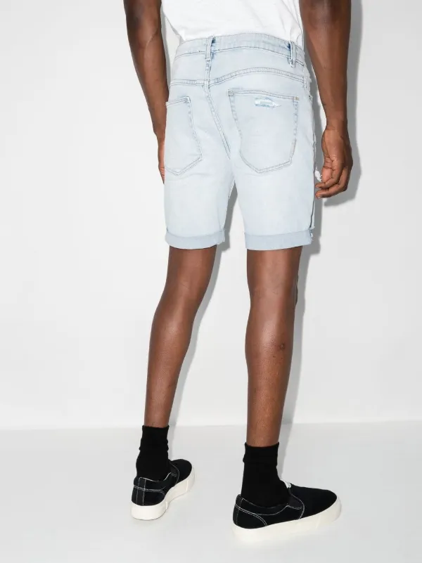 Neuw Ray Distressed Denim Shorts - Farfetch