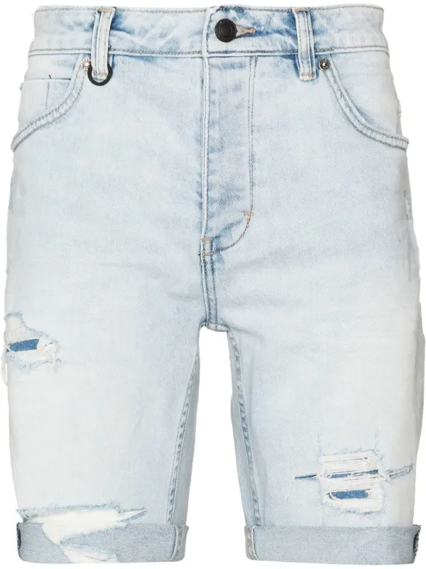 Neuw Ray Distressed Denim Shorts - Farfetch
