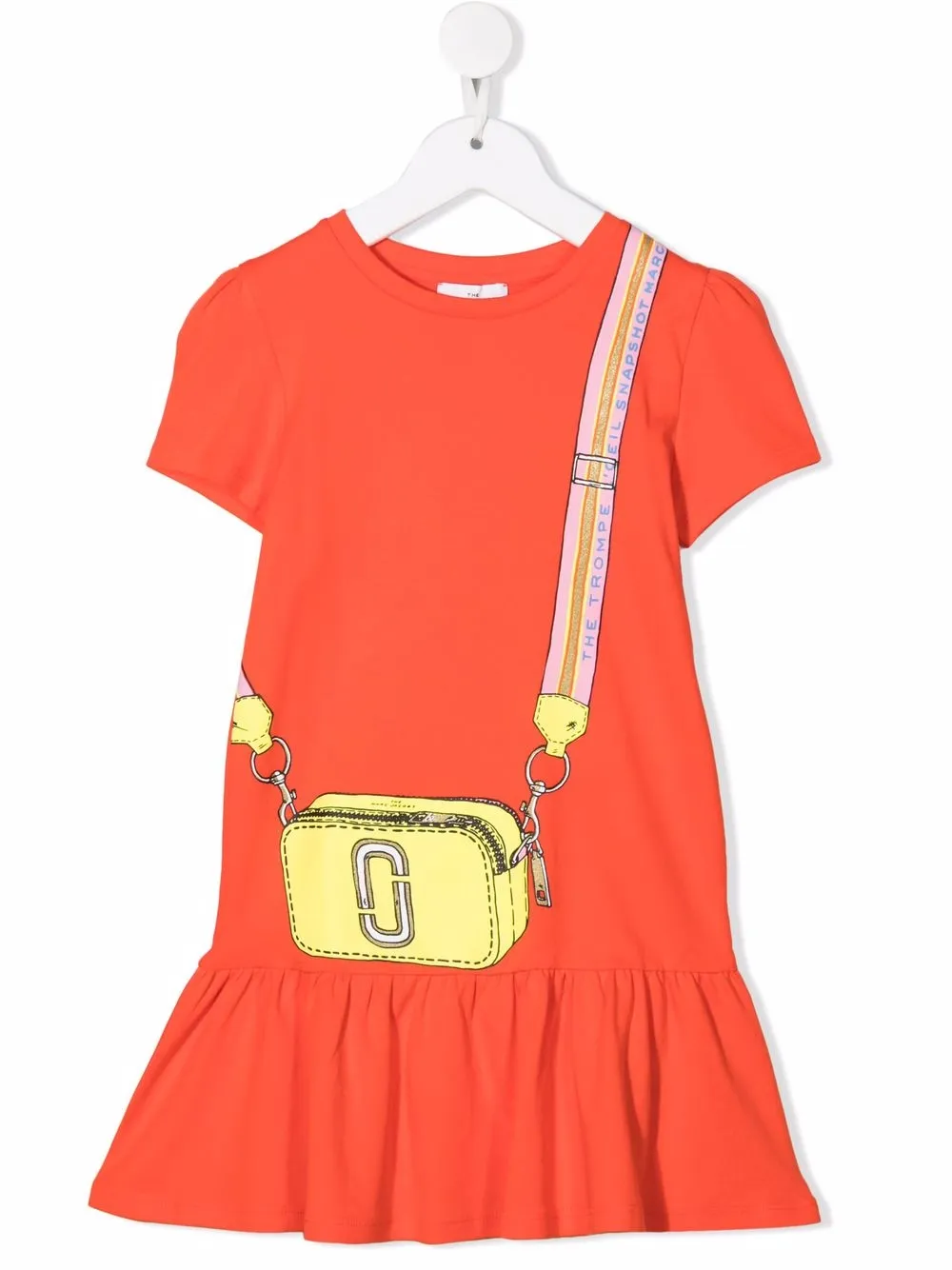 

Marc Jacobs Kids Snapshot-print dress - Orange