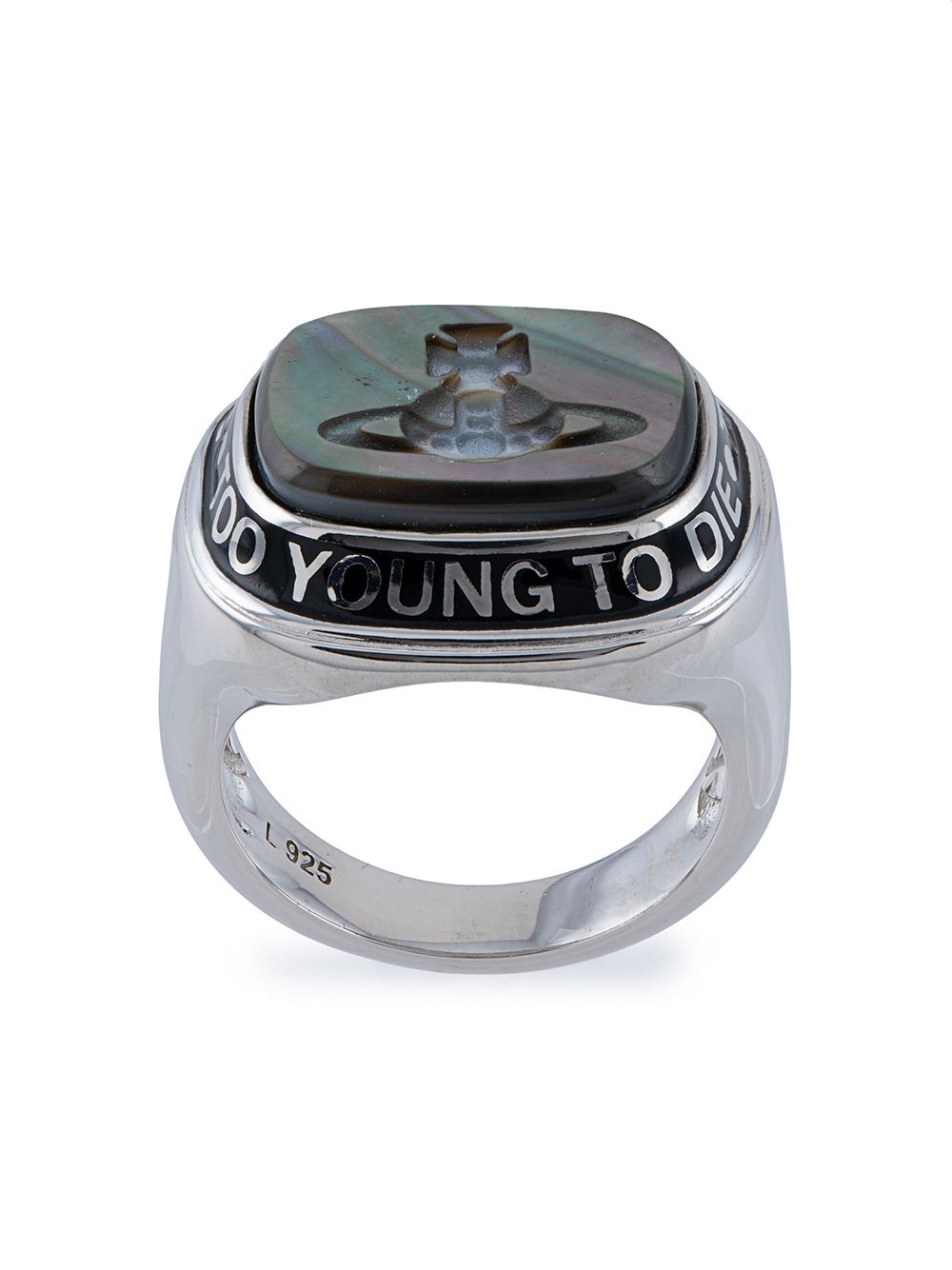 Vivienne Westwood Damiano Orb-stamp Signet Ring - Farfetch