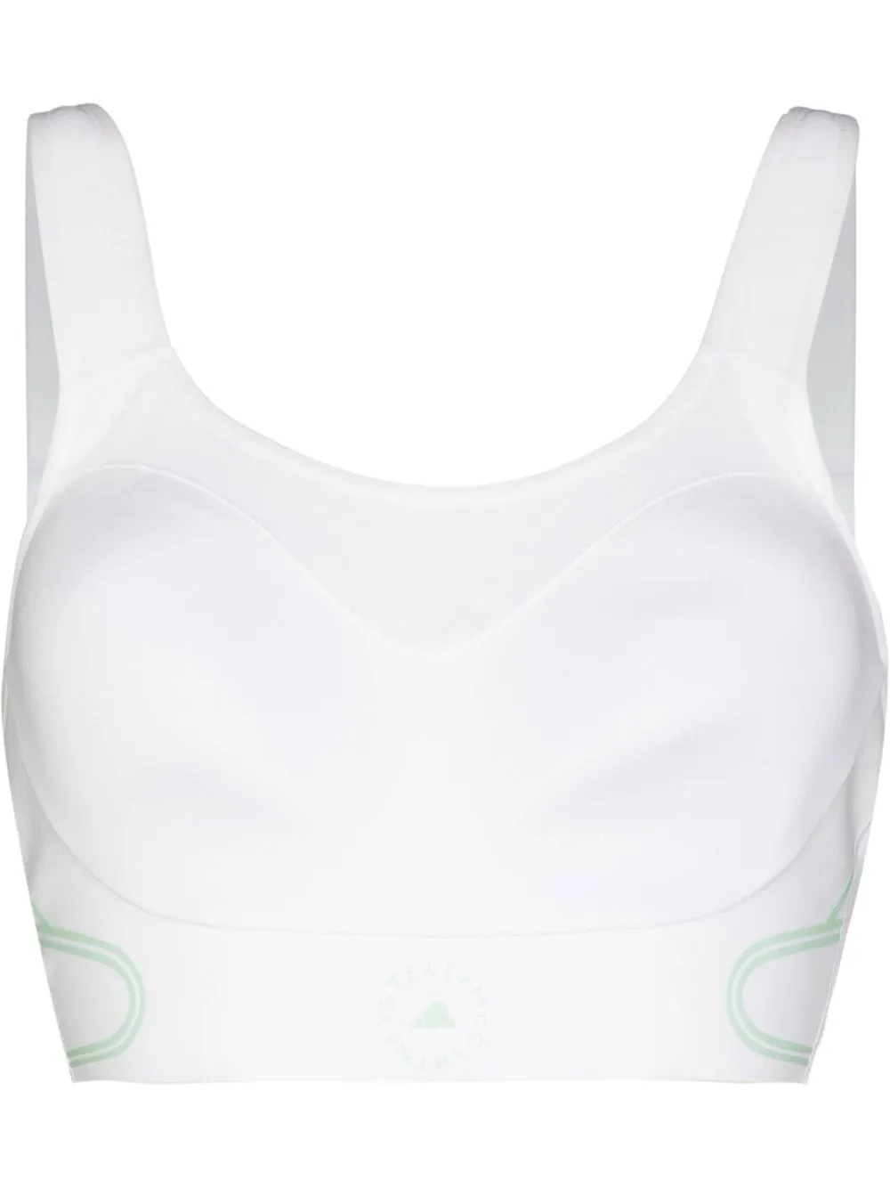 

adidas by Stella McCartney bra deportivo TruePace capitonado - Blanco