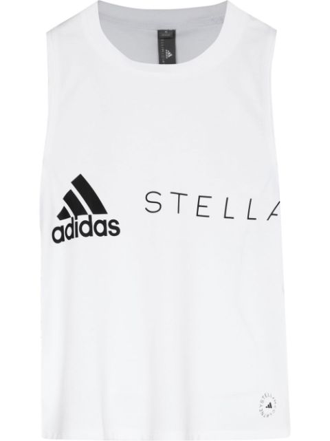 adidas by Stella McCartney logo-print tank top