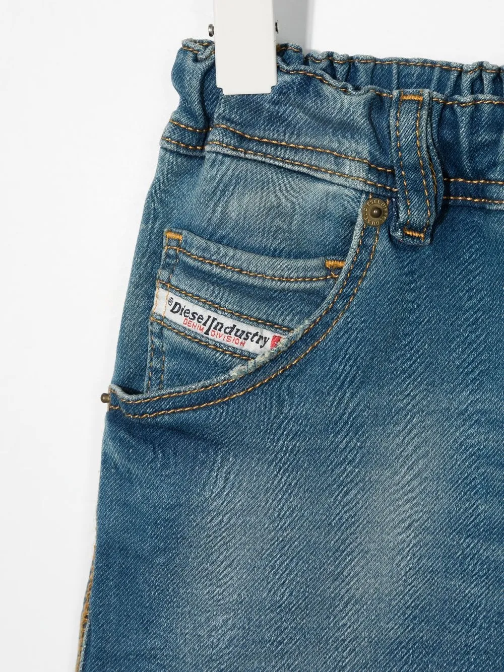  Diesel Kids Jeans Shorts Mit Geradem Schnitt   Blau 