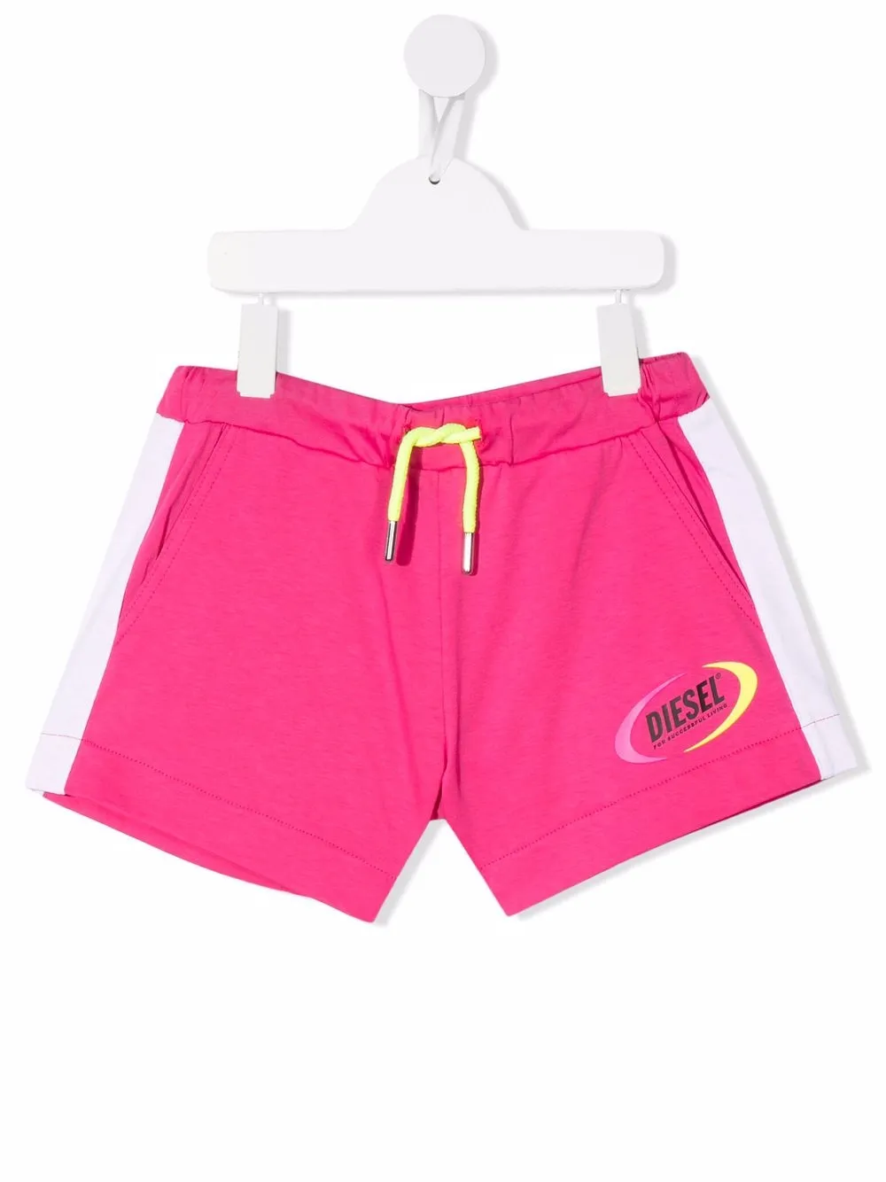 

Diesel Kids shorts pants con cordón en la pretina - Rosado