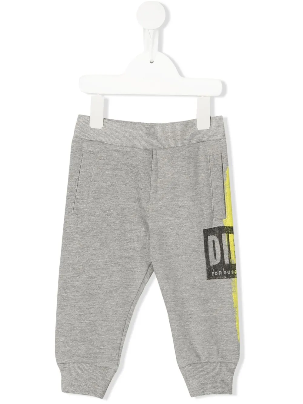 

Diesel Kids logo-print cotton track pants - Grey