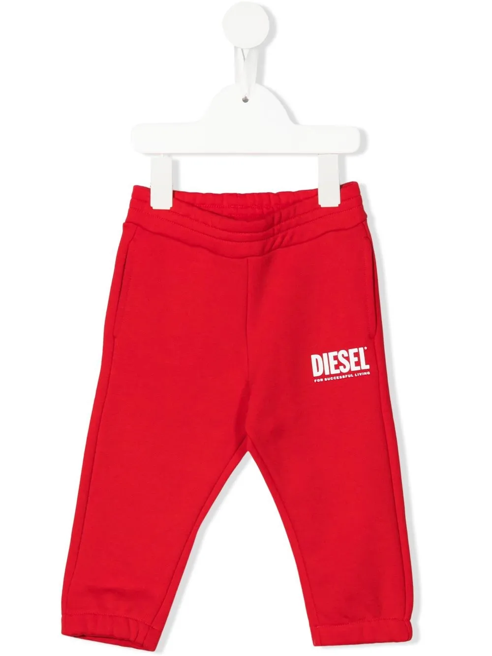 

Diesel Kids pants con logo estampado - Rojo