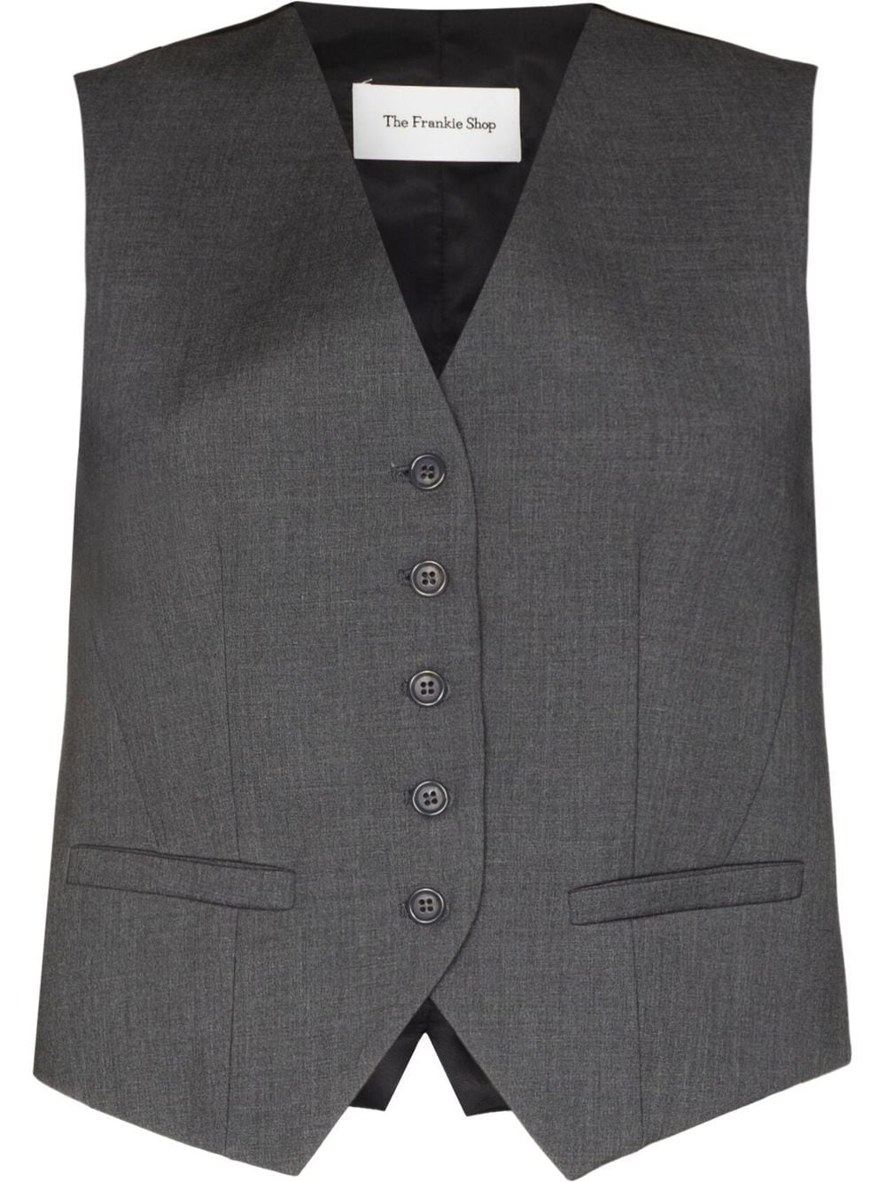 Gelso button-front waistcoat