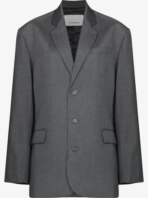 The Frankie Shop Gelso oversized single-breasted blazer