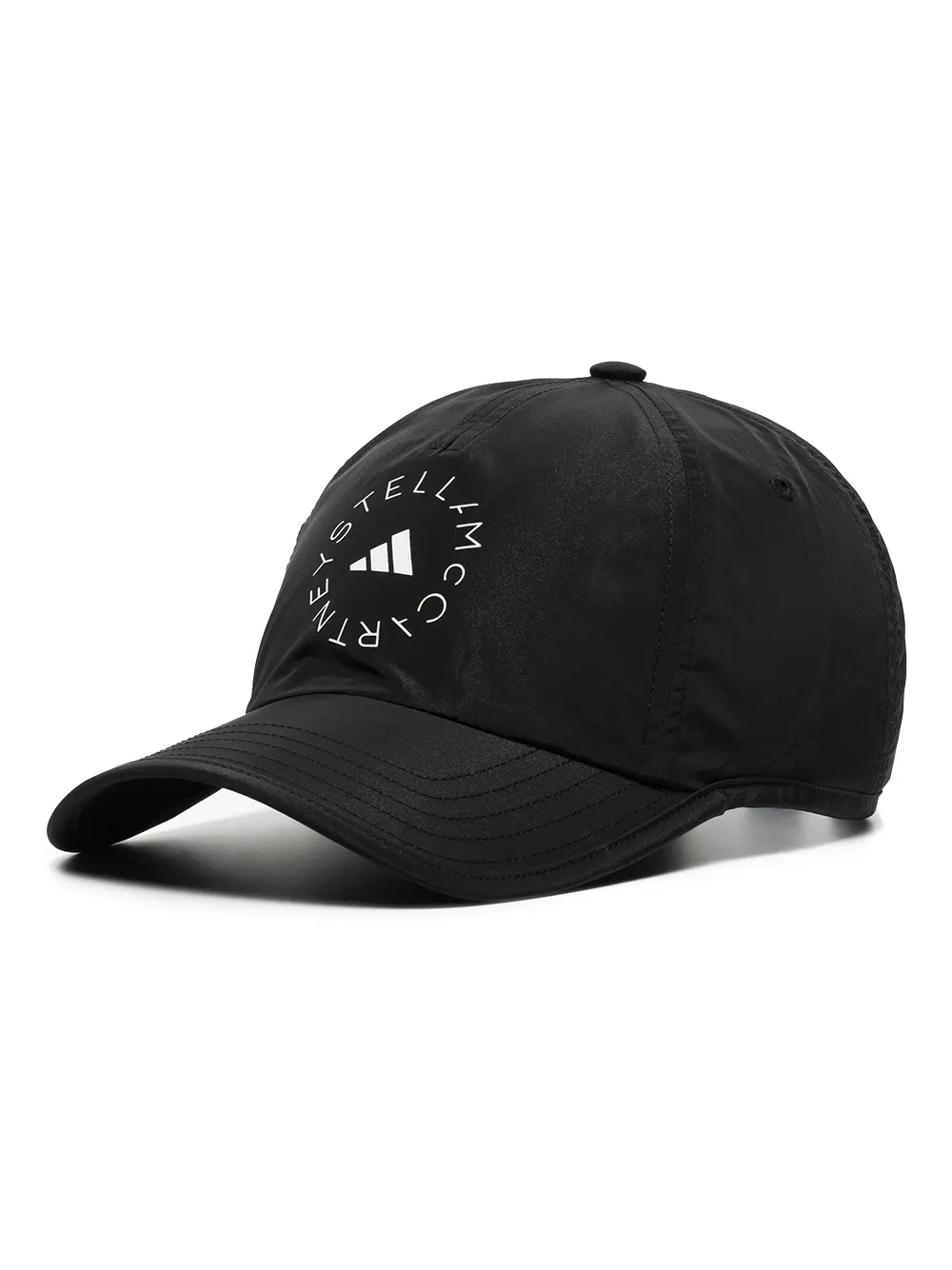 adidas by Stella McCartney Honkbalpet met logoprint Zwart