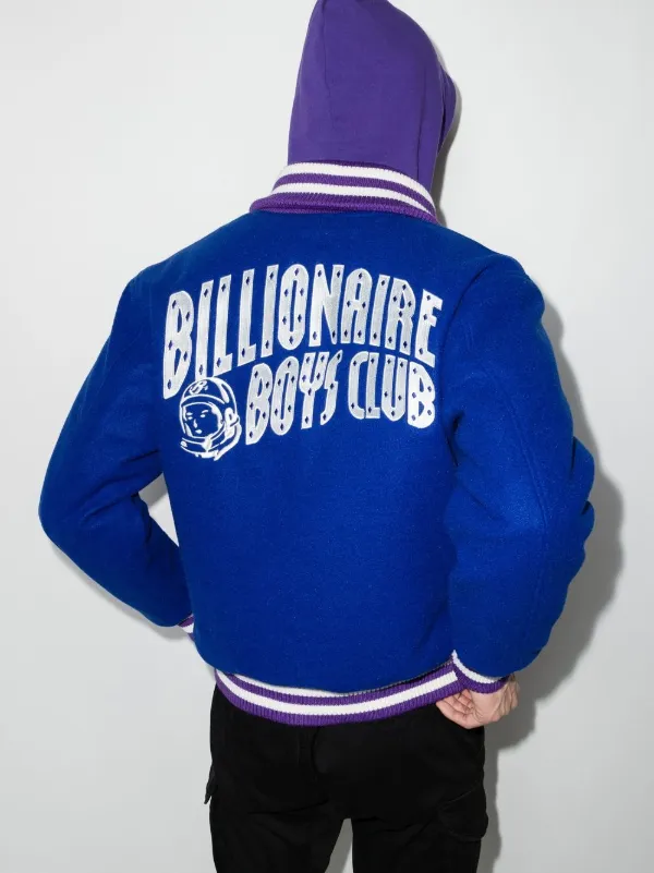 Members Club Applique Varsity Jacket